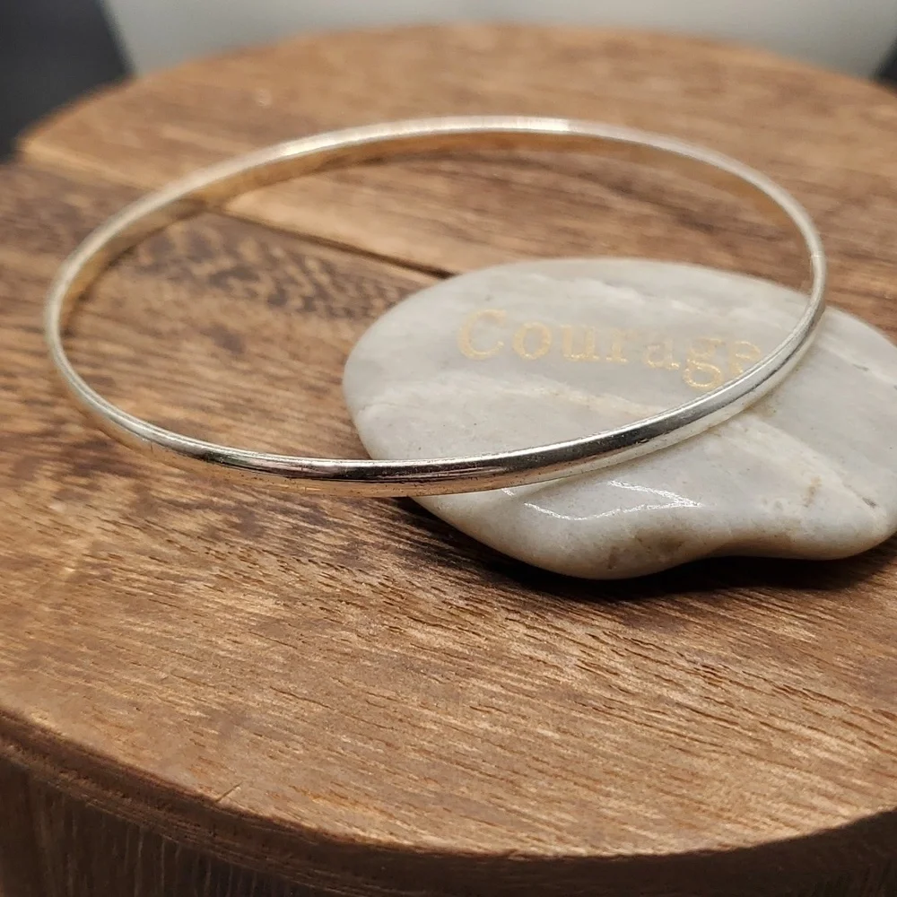 B2717 sugar bowl saucer silver tone‎ bracelet
